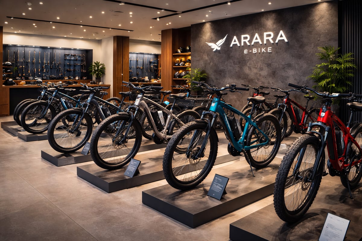 Equipe especializada em e-bikes da Arara e-Bike